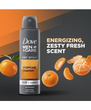 Dove Men Care Dry Spray Sportcare Comfort 3.8 oz. - Buy Online on GoSupps.com