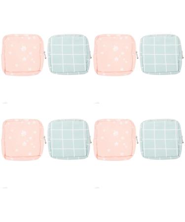 Lurrose outdoor decor 8 pieces coin exchange ladies' binding retention bag menstrual bags for girls toilet article organizer women's binding bags maxi inlay coat holder sweetness