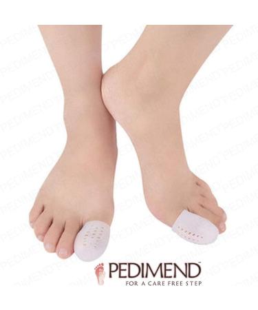 Pedimend Gel Toe & Finger Cap Protectors - Protection Pain Relief for Bunions Corns Calluses Orthotic Breathable Toe Caps Athletics Running For Men and Women 1 Pair - 4.45 - Buy Online on GoSupps.com
