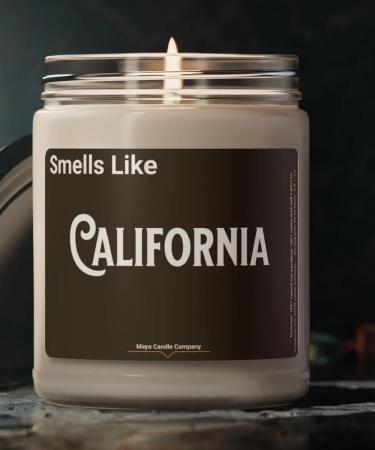 Natural Scented Soy Candle 9oz - Eco-Friendly Gift Inspired by California - Atlantis Whisper Aromatic Candle - Buy Online on GoSupps.com