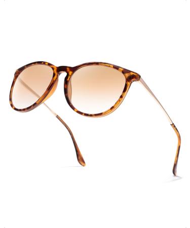 Reading Sunglasses for Women Gradient Full readers Sunglasses UV400 Protection IF8859 Tortoise 1.5 x