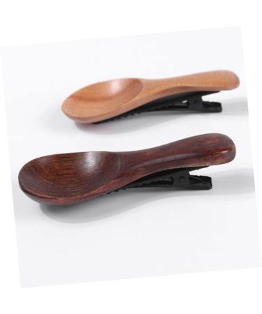 DRESSOOS Spoon Hairpin Alligator Hair Clip Spoon Hair Clip Wood Hair Clips Wood Barrettes for Women Fancy Barrettes for Women's Hair Clips for Hair Wooden Hair Clips Hair Clips for Styling - Buy Online on GoSupps.com