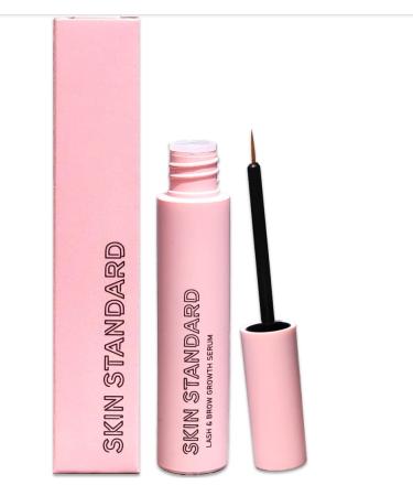 Skin Standard Lash and Brow Growth Serum  for Longer  Thicker and Fuller Eyelashes. Guaranteed Result in 3-4 weeks  7mL.