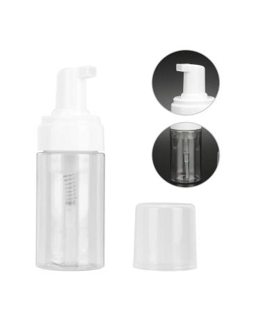 Empty Bottle Portable Mousse Foaming Empty Bottle Foaming Containers Refillable Sample Storage Bottle Compact Travel Size 100ml (Weiß (Pumpenkopf))
