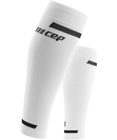 CEP Compression Calf Sleeves for Men - Enhance Muscle Activation | Stylish White Stulps for Optimal Performance - Buy Online on GoSupps.com