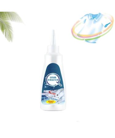 Active Enzyme Laundry Stain Remover White Shirt Guardian Garment Stubborn Stain Cleaner Oil Remover Active Enzyme Clothing Stain Remover Enzyme Laundry Stain Remover (White 1pcs) White 1pcs
