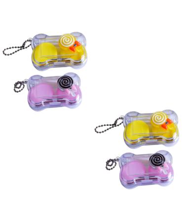 Healvian 4 sentences contact lens container travel contact lens container objective container for the outdoor area contact cover sweet contact case contacts case care box Miss invisible plastic