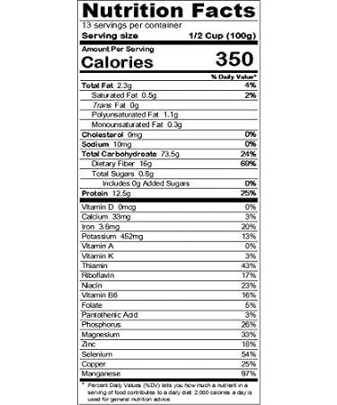 Zestful Foods Whole Grain Rolled Barley | USA Grown | 3 Pounds - Buy Online on GoSupps.com