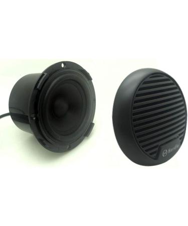 Herdio 3 Inch Waterproof Marine Speakers - 140W Full Range Motorcycle Speaker Stereo System (Pair) - Ideal for Boat, Hot tub, UTV, ATV, Golf Carts, Powersports, Car SPA - Grey - Buy Online on GoSupps.com