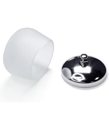 Crystal Glass Nail Art Dappen Dish with Cover - Acrylic Powder Liquid Container for Beauty Art Nails | HJ-NAPB025 - Buy Online on GoSupps.com