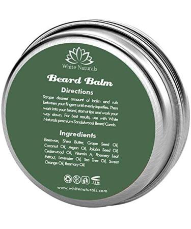Organic Beard Balm | Strengthen & Style Beards & Mustaches | Leave-in Conditioner with Argan Oil & Shea Butter | Ultimate Shine & Softness - Buy Online on GoSupps.com