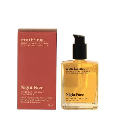Buy Routine Night Face Serum 50ml - Nourishing Botanic Formula with Vetiver Black Cumin & Neroli for Tightening & Repairing Skin | International Shipping - Buy Online on GoSupps.com