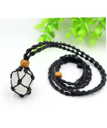 FOMIYES Yoga Stone Necklace Set - DIY Gemstone Crystal Beads for Fengshui & Retro Decor - Hand-Woven Choker with Natural Stones - Buy Online on GoSupps.com