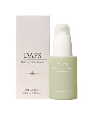 DAFS Niacinamide Serum for Face - Pore Minimizer and Oil Control Redness Reduction Skin Texture Improvement and Moisture Balance Gentle and Effective for All Skin Types -30ml