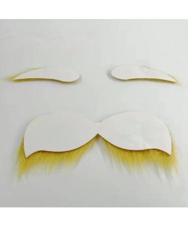 Moustache Auto-Adh sif Orange - Accessoire Photo Dr le | Sourcils Et Poils Faciaux Pour D guisements | Parfait Pour Cosplay F tes D'Halloween v nements Festivals Spectacles Sur Sc ne Ou Vacances - Buy Online on GoSupps.com
