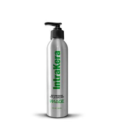 IMAGE Intrakera Leave in Conditioner for All Hair Types, 10 Fl Oz - Detangler for Dry or Damaged Hair - Deep Moisturizer Hair Treatment for Women - Anti Frizz