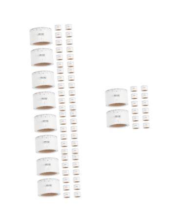 FRCOLOR 250 Pcs Disposable Makeup Tools Eyebrow Powder Eyebrow Measuring Tool Eyebrow Stickers Plotter Major