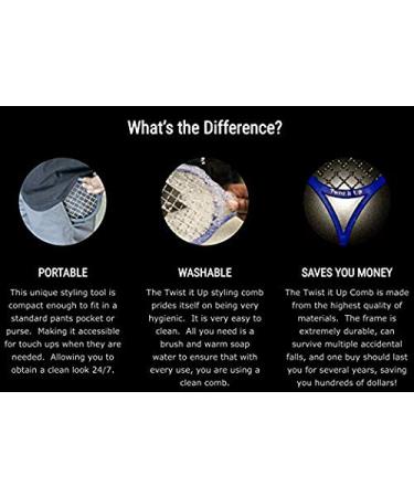 Twist It Up Comb - Plum Purple - As Seen on Shark Tank - Buy Online on GoSupps.com