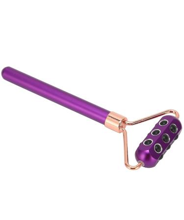 18 Germanium Stones Face Massage Roller - Portable Facial Care Tool for Home & Gifts | Purple - Buy Online on GoSupps.com
