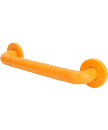 Non-Slip Stainless Steel Shower Handle with Night Light Rings - 35mm Diameter Durable Yellow Design for Safety - Buy Online on GoSupps.com