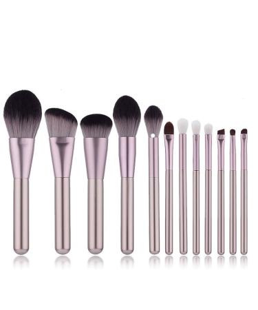 12-Piece Makeup Brush Set - Complete Beauty Tools for Flawless Eye Shadow & Powder Application - International Shipping Available - Buy Online on GoSupps.com