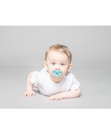 HEVEA Pacifier Shiitake Grey - Natural Rubber Star & Moon Design for 3+ Months - International Shipping Available - Buy Online on GoSupps.com
