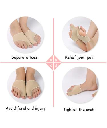Bunion Foot Sleeve with Gel Pad for Hallux Valgus Pain Relief - Day and Night Support - Buy Online on GoSupps.com
