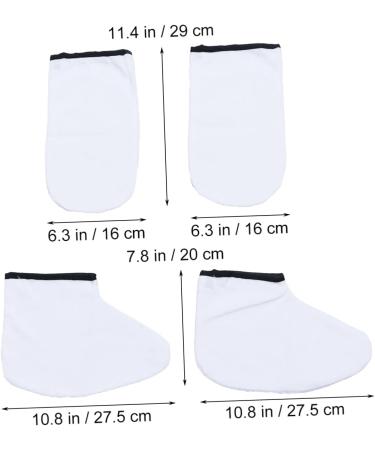 Housoutil 2paires Coton Pour Cire De Paraffine Pour Et Confort Et R tention De Chaleur Pour Spa Et Soins De m - Buy Online on GoSupps.com