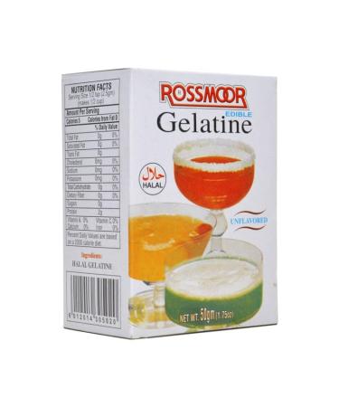 Halal Gelatine powder Gelatin powder Halal 50gm unflavoured powder