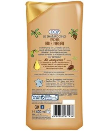 DOP Very Gentle 2 in 1 Shampoo with Argan Oil 400ml Bottle - Buy Online on GoSupps.com
