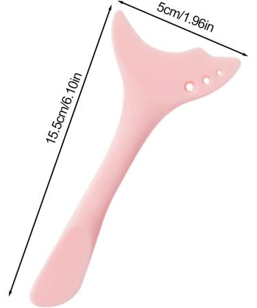 Mascara Shield Applicator Guard - Silicone Mascara Shield Guard Eyelash Applicator Tool Aid & Guide Reusable Multifunctional Eyelash Crafting Companion For Beginners Pink - Buy Online on GoSupps.com