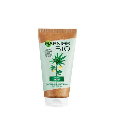 Garnier Bio Soothing Hemp Soothing and Regenerating Gel-Cream Moisturizing Face Cream Soothing and repairing signs of stress, 50 ml