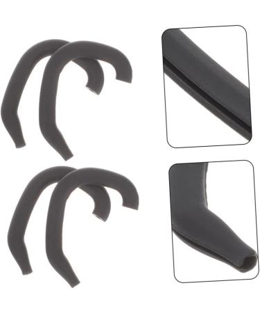 SOLUSTRE Ear Corrector Tools Sticker Holder - 25 Pairs Ear Protectors for Masks - Silicone Auricle Correction - Black - Pack of 5 - Buy Online on GoSupps.com