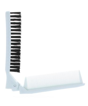 Folding Compact Travel Pocket Hair Brush/Comb Set - 1 Red, 1 White | Le Salon - Buy Online on GoSupps.com
