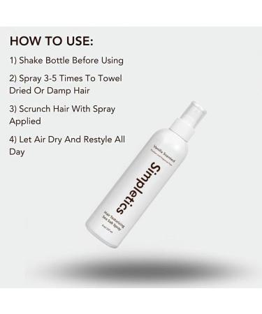 Sea Salt Spray - Texturizing Vanilla Hair Styling Spray for Beach Waves Volumizing & Lightweight Hold Natural Finish Unisex Hair Care 3.4oz (100ml) - Buy Online on GoSupps.com