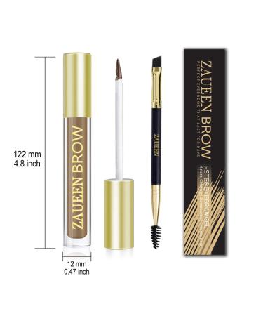 Waterproof Semi-Permanent Eyebrow Gel - 48 Hour Wear Natural Finish & Brush Included (03# Blonde) | International Shipping - Buy Online on GoSupps.com