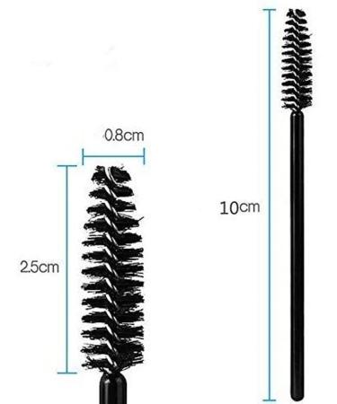 JZK 120 Disposable Eyelash Brushes Set | Eyelash Comb & Mascara Brush for Flawless Makeup | International Shipping Available - Buy Online on GoSupps.com