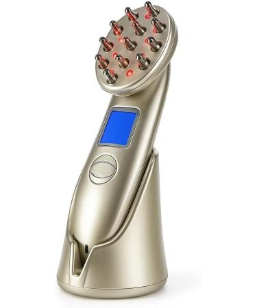 Peigne led croissance des cheveux Laser croissance des cheveux peigne masseur Anti perte de cheveux th rapie infrarouge lumi re rouge EMS masseur radiofr quence th rapie capillaire lumi re led