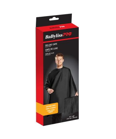 BaBylissPRO Nylon Cutting Cape Extra-Large Black