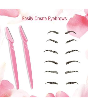 CKANDAY 24 Pieces Eyebrow Trimmer Women Men with Precision Cover Green Pink Yellow - Buy Online on GoSupps.com