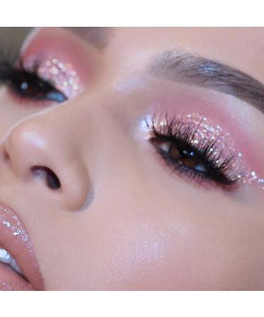 Mysense Liquid Glitter Eyeshadow - 01 Colorful Galaxy | Long Lasting & Quick Drying Eyeliner with Iridescent Glitter Sequins for Highlight Eye Crystals Makeup - Buy Online on GoSupps.com