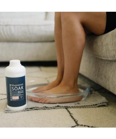 Magnesium Bundle - Magnesium Soak Body Lotion Muscle Cream and Topical Body Spray with a Vanilla Bean Lip Balm Organic Natural Pure (BOTTLE COLOR MAY VARY) - Buy Online on GoSupps.com