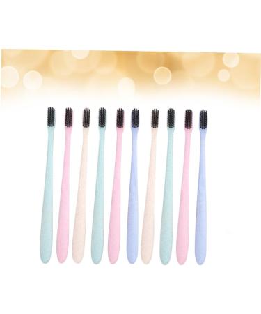 Eco-Friendly Compostable Adult Toothbrush - Soft Natural Manual Toothbrush for Family Use - Buy Online on GoSupps.com