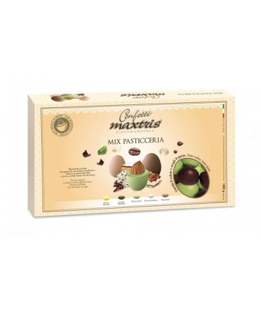 MAXTRIS | Italian Almond Dragées | 5 FLAVORS PASTRY ASSORTMENT | 1 Kg.