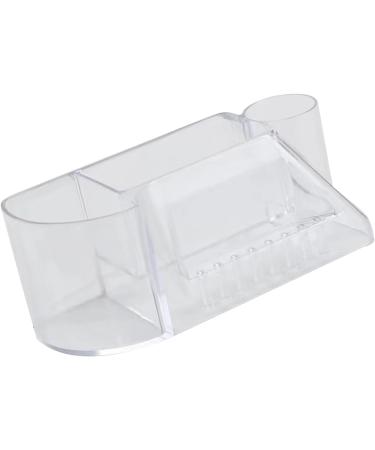 Nail Drill Holder Box with Large Storage Capacity Transparent Design Compact Size for Nail Bits and Drill Heads Storage - Buy Online on GoSupps.com