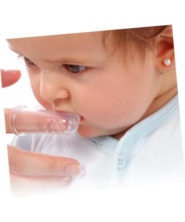 JEWEDECO 10 Sets Finger Brush Finger Cot - Toddler Travel Toys & Teether - Pet Toys & Baby Pacifier - Teeth Cleaning Tool - Buy Online on GoSupps.com