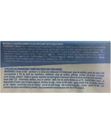 Misura Dolcesenza Cherry Croissants Without Added Sugar Croissant with cherry filling without sugar 290 g - Buy Online on GoSupps.com
