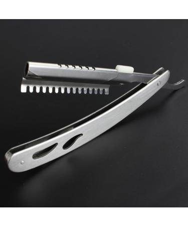 Fomiyes Stainless Steel Razor Holder - Premium Shaver Stand for Men | Hairdresser Shaver Holder for Beard & Nose Hair Blades - Buy Online on GoSupps.com