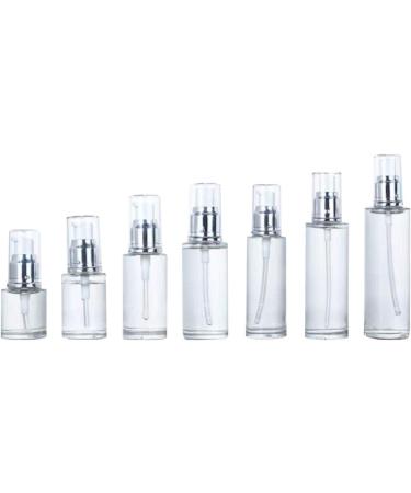 Hemoton 5pcs 20ml Mini Glass Pump Bottles - Refillable Perfume & Essential Oil Dispenser for Travel & Home (Silver) - International Shipping Available - Buy Online on GoSupps.com