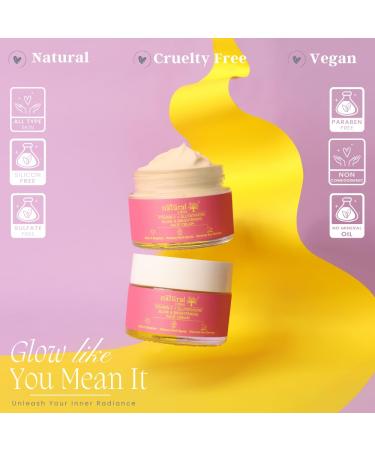 Natural Vibes Vitamin C + Glutathione Face Cream for Radiant Skin | Day & Night Use | 50g | All Skin Types - Buy Online on GoSupps.com